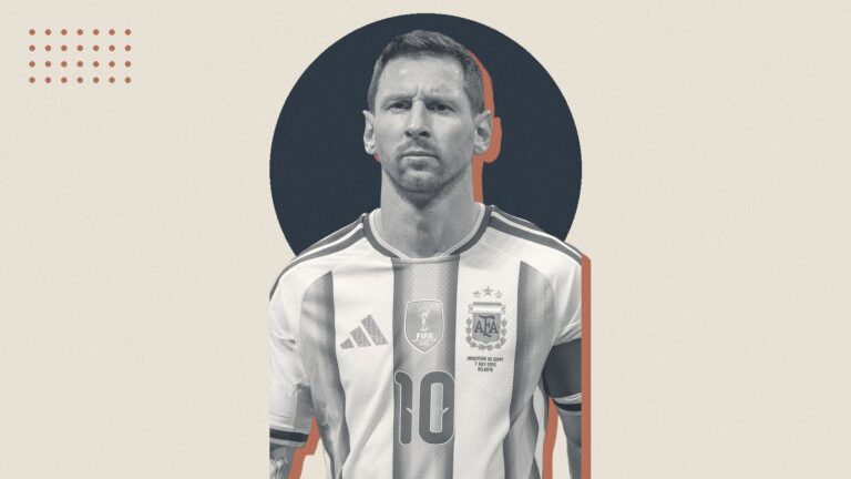 Ilustración con Messi