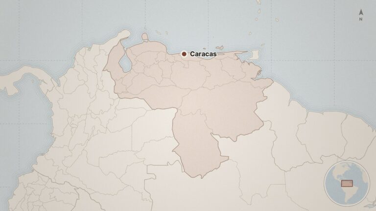 Mapa: Caracas, Venezuela