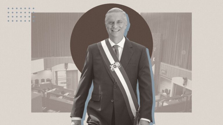 Ilustración con José Antonio Kast