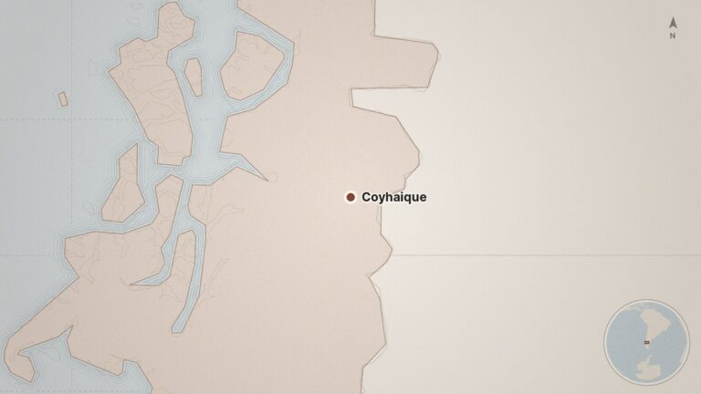 Mapa: Coyhaique, Chile