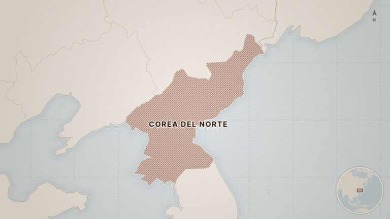 Mapa: Corea del Norte