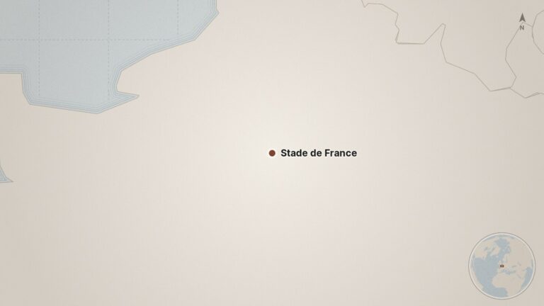 Mapa: Stade de France, Estados Unidos, México, Canadá