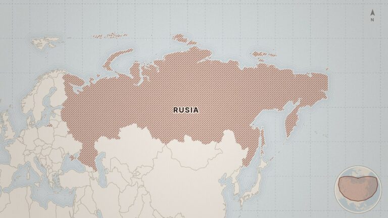 Mapa: Rusia