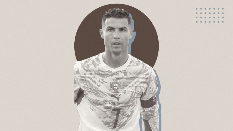 Ilustración con Cristiano Ronaldo