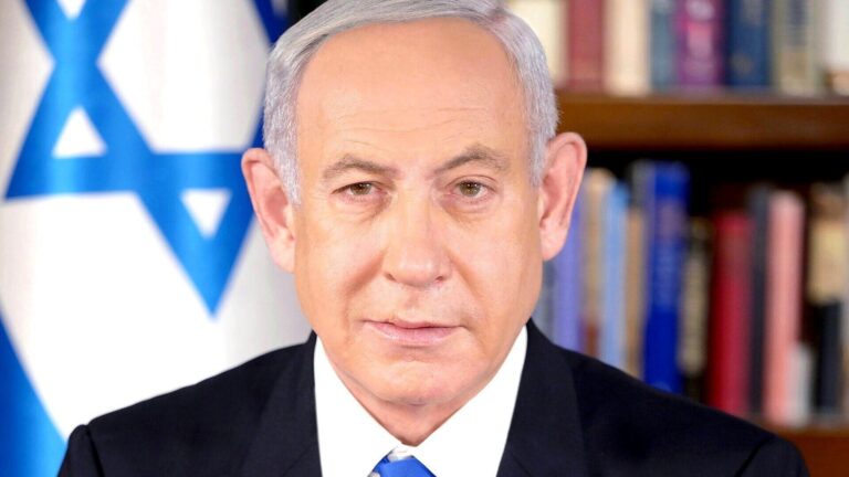 Retrato oficial de Benjamin Netanyahu, Primer Ministro de Israel.