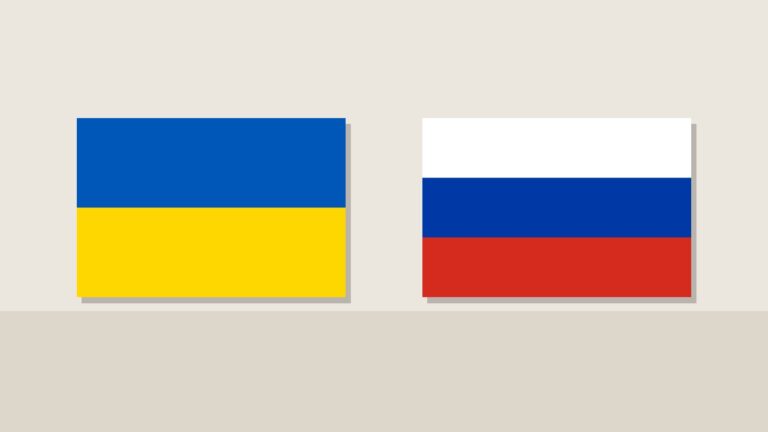 Banderas de Ucrania, Rusia
